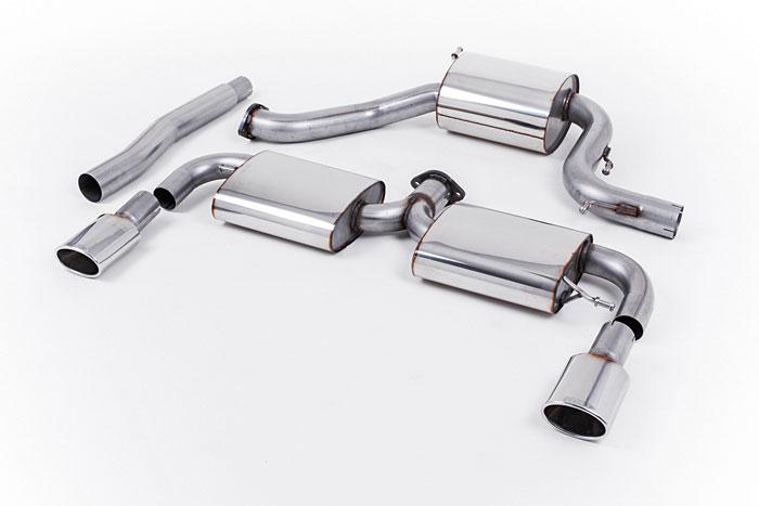 SSXVW203, VW Scirocco R 2009- Milltek, Cat-back system,  , 3 inch, 76,2mm