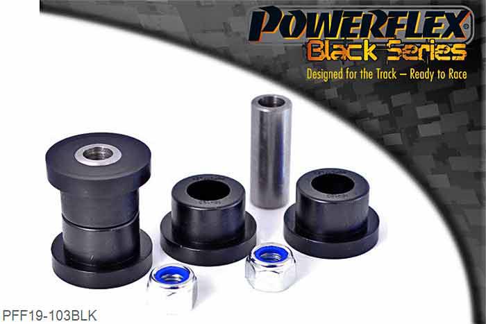 PFF19-103BLK, Ford Sierra 4X4 2.8 and 2.9, XR4i (1989 onwards) Front Inner Track Control Arm Bush, Please Check Bolt Head Size For 19mm Use PFF19-103 & For 17mm use PFF19-102  - OE Part Nr 85GB-3063-AC - Finis 6192705., 2 stuk(s) benodigd  per auto, 2 stuk(s) in verpakking, prijs per set van 2 stuk(s)