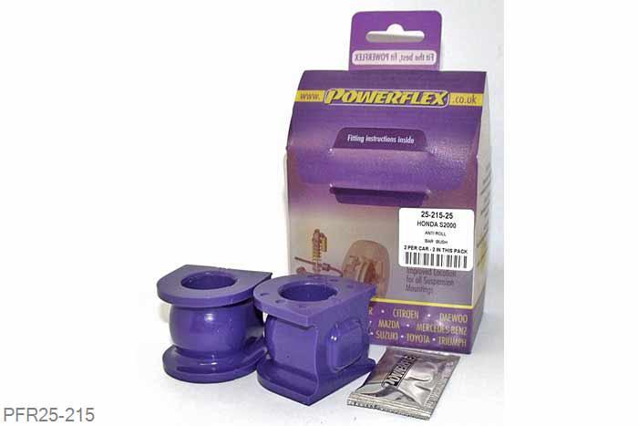 PFR25-215, Honda S2000, Rear Anti Roll Bar Bush 25.4mm  25.4mm, 2 stuk(s) benodigd  per auto, 2 stuk(s) in verpakking, prijs per set van 2 stuk(s)