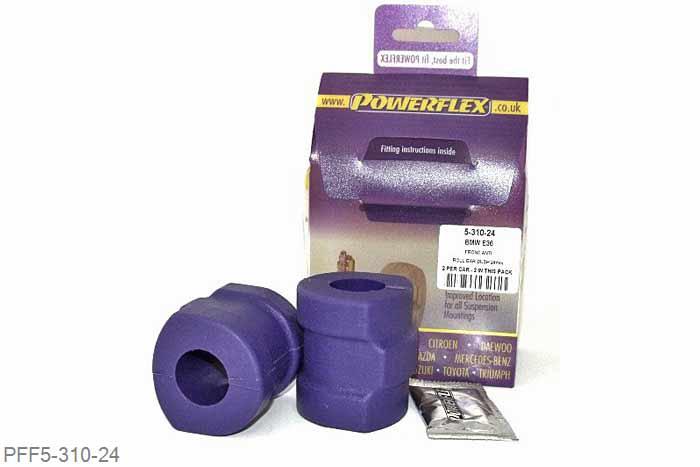 PFF5-310-24, BMW E34 5 Series (1988 - 1996), Front Anti Roll Bar Mounting 24mm Check anti roll bar diameter before ordering 24mm, 2 stuk(s) benodigd  per auto, 2 stuk(s) in verpakking, prijs per set van 2 stuk(s)