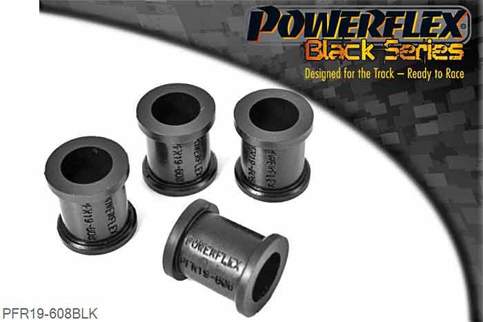 PFR19-608BLK, Ford Fiesta Mk3 (1989-1996) inc RS Turbo, XR2i and RS1800 16V Rear Anti Roll Bar Mounting Bush 20mm, For the KA and MK3 Fiesta, some Anti Roll Bar mounts have a flat bottom (PFR19-210-20) & Some are cylindrical (PFR19-608). 20mm, 4 stuk(s) benodigd  per auto, 4 stuk(s) in verpakking, prijs per set van 4 stuk(s)