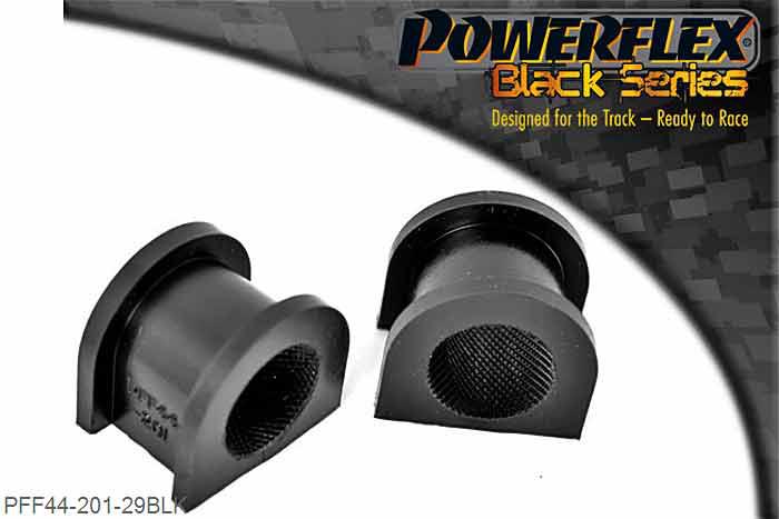 PFF44-201-29BLK, Mitsubishi Lancer Evolution 7-8-9 (inc 260) Front Anti Roll Bar Bush 29mm,  29mm, 2 stuk(s) benodigd  per auto, 2 stuk(s) in verpakking, prijs per set van 2 stuk(s)