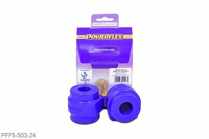 PFF5-503-24, BMW E39 5 Series 540 Touring, Front Anti Roll Bar Mounting Bush 24mm This bush fits E39 5 series non M sport suspension models and E38 7 series. 24mm, 2 stuk(s) benodigd  per auto, 2 stuk(s) in verpakking, prijs per set van 2 stuk(s)