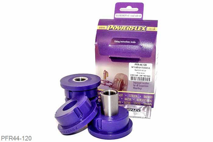 PFR44-120, Mitsubishi Lancer Evolution 7-8-9 (inc 260), Rear Diff Front Mounting Bush Fits AYC rear differentials only. Does not fit RS Models, for RS models use PFR44-420, 2 stuk(s) benodigd  per auto, 2 stuk(s) in verpakking, prijs per set van 2 stuk(s)