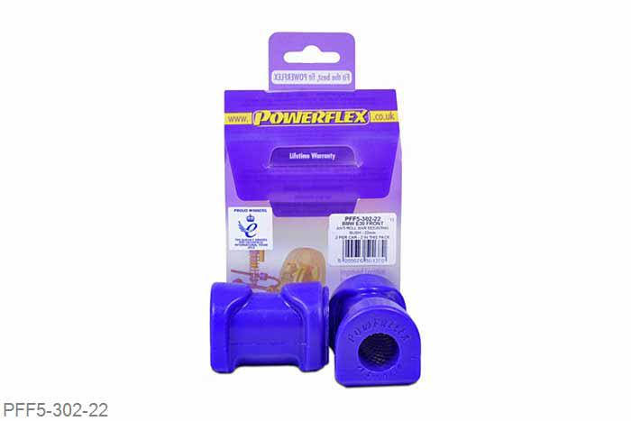 PFF5-302-22, BMW E30 3 Series (1982 - 1991), Front Anti Roll Bar Bush 22mm  22mm, 2 stuk(s) benodigd  per auto, 2 stuk(s) in verpakking, prijs per set van 2 stuk(s)