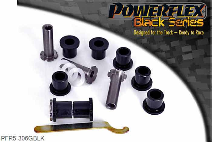 PFR5-306GBLK, BMW E21 3 Series (1975 - 1983) Rear Trailing Arm Bush Adjustable, On car adjustable bush offering camber and toe adjustment. Gives +/-1 degree of adjustment. OE Nr 33329061945, 4 stuk(s) benodigd  per auto, 4 stuk(s) in verpakking, prijs per set van 4 stuk(s)