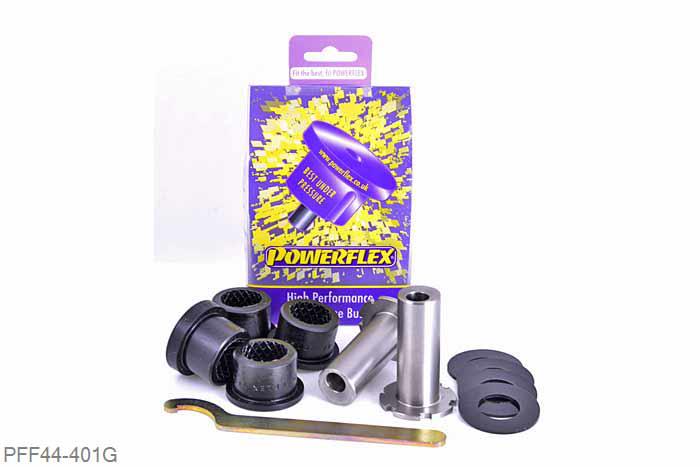 PFF44-401G, Mitsubishi Lancer Evolution 10 CZ4A (10/07-), Front Arm Front Bush, Camber Adjustable This bush gives +/- 0.75 degrees of on-car camber adjustment. For non adjustable bush use PFF44-401, 2 stuk(s) benodigd  per auto, 2 stuk(s) in verpakking, prijs per set van 2 stuk(s)
