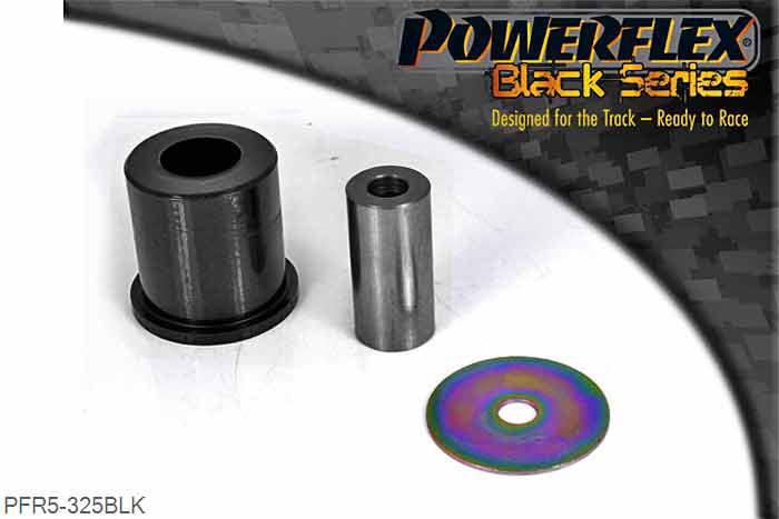PFR5-325BLK, BMW E36 3 Series (1990 - 1998) Rear Diff Front Mounting Bush, This part replaces OE number: 33171134871. Use PFR5-325 for all models where the bush is in the subframe - M3 models upto 1996. PFR5-324 fits later M3 Evo models where the bush fits into a separate mounting bracket.here the bush fits into a separate mounting bracket., 1 stuk(s) benodigd  per auto, 1 stuk(s) in verpakking, prijs per set van 1 stuk(s)