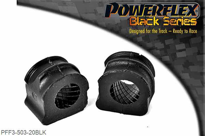 PFF3-503-20BLK, Audi S/RS S3 Mk1 Typ 8L 4WD (1999-2003) Front Anti Roll Bar Mounting 20mm,  20mm, 2 stuk(s) benodigd  per auto, 2 stuk(s) in verpakking, prijs per set van 2 stuk(s)