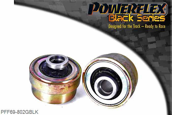 PFF69-802GBLK, Subaru BRZ Front Arm Front Bush Caster Adjust, Allows on car adjustment of caster +/- 0,33 degrees, also has revised anti dive geometry., 2 stuk(s) benodigd  per auto, 2 stuk(s) in verpakking, prijs per set van 2 stuk(s)
