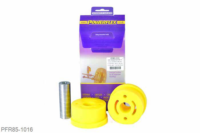 PFR85-1016, VW T25/T3 Type 2 All Models (1979 - 1992) Petrol Models 2.1 Model, Gearbox Mounting Bush PFR85-1016 fits all diesel models, all automatic gearbox and 2.1 petrol engined models.  Use PFR85-1015 for all other petrol models . - OE Nr 251399201, 1 stuk(s) benodigd  per auto, 1 stuk(s) in verpakking, prijs per set van 1 stuk(s)