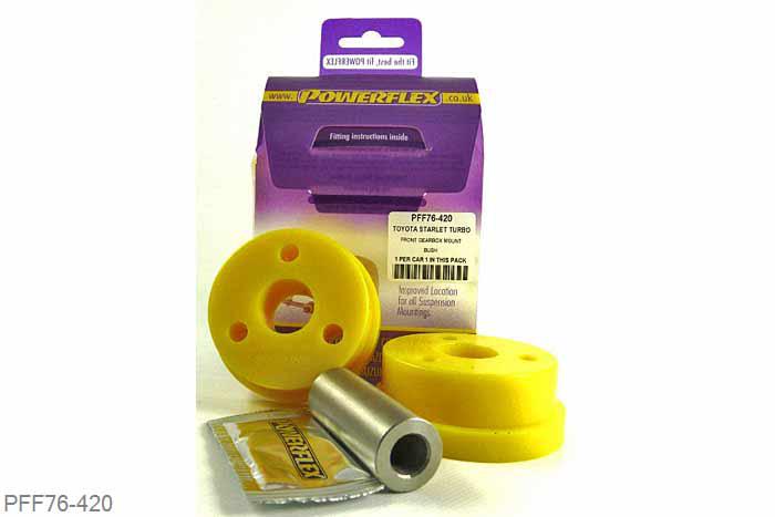 PFF76-420, Toyota Starlet/Glanza Turbo EP82 and EP91, Front Gearbox Mount Bush , 1 stuk(s) benodigd  per auto, 1 stuk(s) in verpakking, prijs per set van 1 stuk(s)