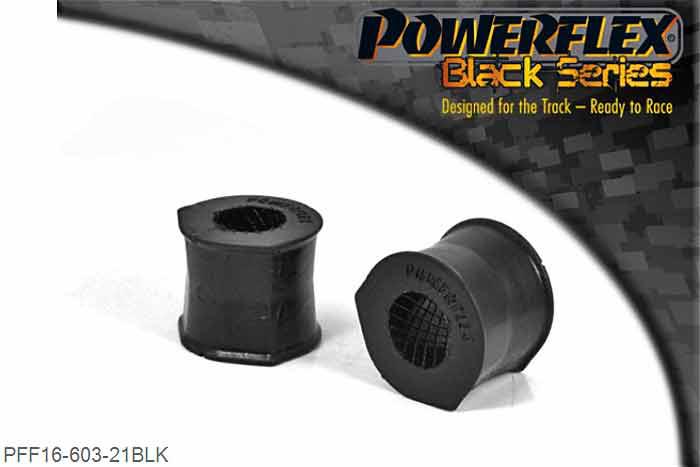 PFF16-603-21BLK, Fiat Punto MK2 (1999 - 2005) Front Anti Roll Bar To Chassis Bush 21mm,  21mm, 2 stuk(s) benodigd  per auto, 2 stuk(s) in verpakking, prijs per set van 2 stuk(s)
