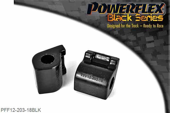 PFF12-203-18BLK, Citroen C3 Front Anti Roll Bar Bush 18mm, This part replaces OE part number: 5094.97 18mm, 2 stuk(s) benodigd  per auto, 2 stuk(s) in verpakking, prijs per set van 2 stuk(s)