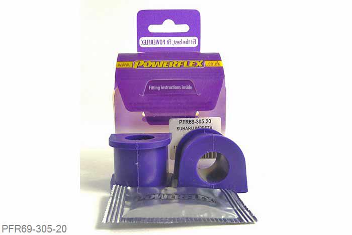PFR69-305-20, Subaru Impreza Turbo, WRX and Sti (GD,GG 00 to 07), Rear Anti Roll Bar To Chassis Bush 20mm  20mm, 2 stuk(s) benodigd  per auto, 2 stuk(s) in verpakking, prijs per set van 2 stuk(s)