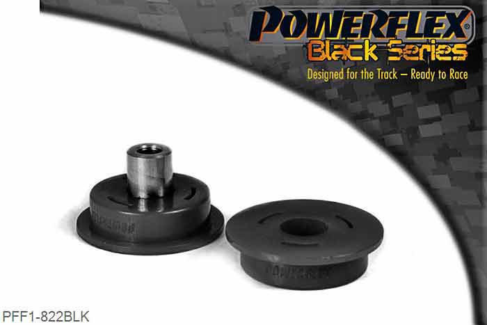 PFF1-822BLK, Alfa Romeo 145, 146, 155 (1992-2000) Engine Mount Stabilizer To Chassis Bush, Fits Alfa 147 & 156 2.0 16v Twin Spark  & JTS models with welded steel bracket only. Fits Alfa 145 & 146 2.0 16v Twin Spark  & 2.0 16v Quadrifoglio models with welded steel bracket only. Replaces bush in OE bracket 60652899, 1 stuk(s) benodigd  per auto, 1 stuk(s) in verpakking, prijs per set van 1 stuk(s)
