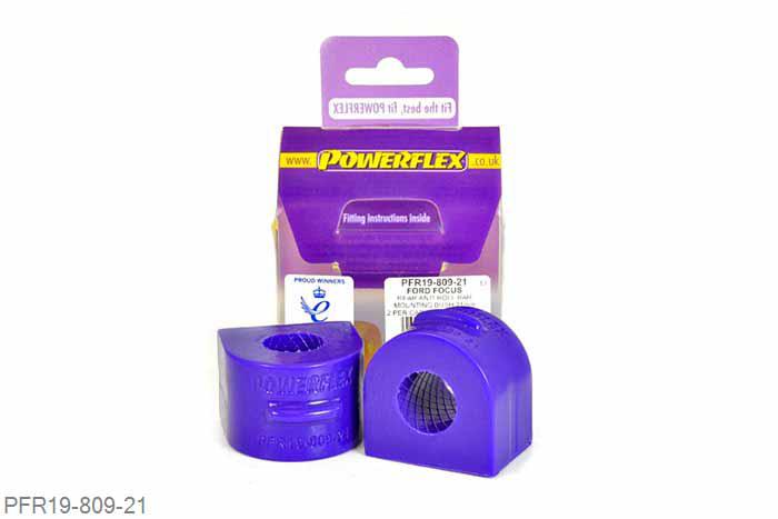 PFR19-809-21, Ford Focus Mk1 ST, Rear Anti Roll Bar Mounting Bush 21mm Please measure bar and select correct size. 21mm, 2 stuk(s) benodigd  per auto, 2 stuk(s) in verpakking, prijs per set van 2 stuk(s)