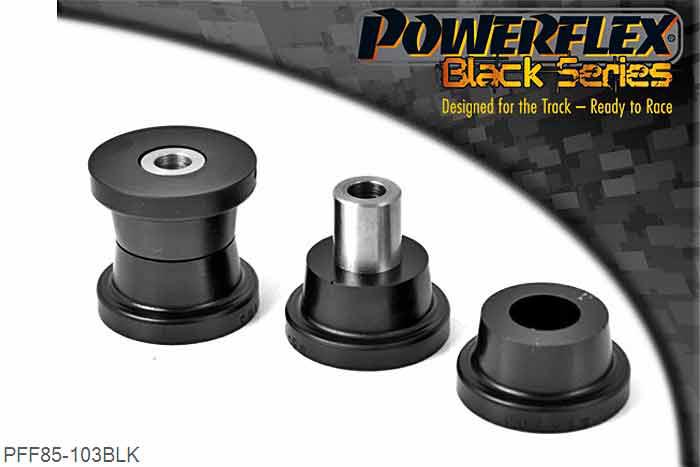 PFF85-103BLK, VW Polo (1975 - 1994) Front Wishbone Inner Bush, G40 POLO can be fitted with a metal inner wishbone bush. If this is the case PFF85-103 will not fit. Please check before ordering., 2 stuk(s) benodigd  per auto, 2 stuk(s) in verpakking, prijs per set van 2 stuk(s)