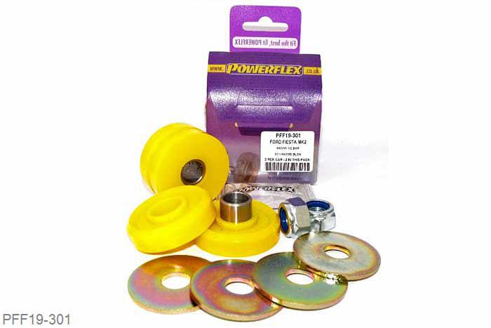 PFF19-301, Ford Fiesta Mk1 and 2 All Types (1976-1989), Front Tie Bar To Chassis Bush Fits MK2 XR2 Only, for other models use PFF19-302., 2 stuk(s) benodigd  per auto, 2 stuk(s) in verpakking, prijs per set van 2 stuk(s)