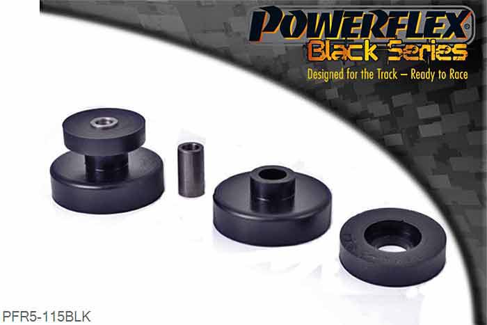 PFR5-115BLK, Mini Mini Generation 1 (R50/52/53) (2000 - 2006) Rear Shock Top Mounting Bush, , 2 stuk(s) benodigd  per auto, 2 stuk(s) in verpakking, prijs per set van 2 stuk(s)