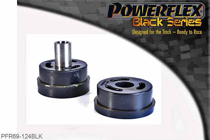PFR69-124BLK, Subaru Impreza Turbo, WRX and Sti (GD,GG 00 to 07) Rear Subframe-Front Outrigger To Chassis Right Side, Fits the right hand side, for the left hand side use PFR69-118, 1 stuk(s) benodigd  per auto, 1 stuk(s) in verpakking, prijs per set van 1 stuk(s)