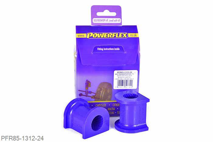 PFR85-1312-24, VW T5 Transporter (2003 -), Rear Anti Roll Bar Bush to Chassis 24mm  24mm, 2 stuk(s) benodigd  per auto, 2 stuk(s) in verpakking, prijs per set van 2 stuk(s)