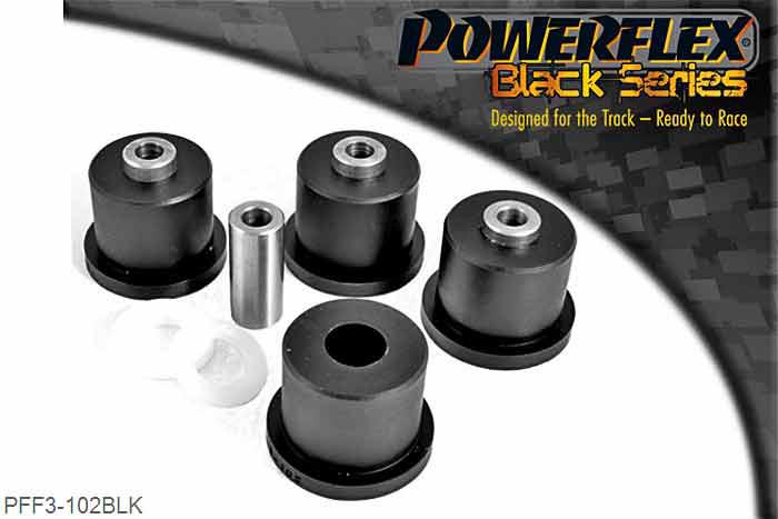 PFF3-102BLK, Audi 80, 90 inc Avant (1973 - 1996) Front Wishbone Bush, This fits cast arms 45mm diameter bush. For pressed steel arms fit PFF3-101, 37mm bush.  This bush is suitable for Road and Black Series applications. It is the same part as the Road Series but with Black series packaging., 4 stuk(s) benodigd  per auto, 4 stuk(s) in verpakking, prijs per set van 4 stuk(s)