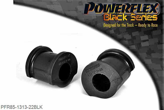PFR85-1313-22BLK, VW T5 Transporter (2003 -) Rear Anti Roll Bar Bush to Arm 22mm,  22mm, 2 stuk(s) benodigd  per auto, 2 stuk(s) in verpakking, prijs per set van 2 stuk(s)
