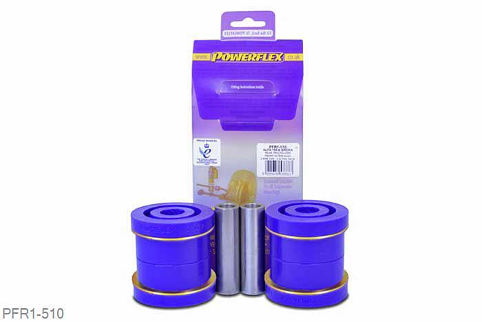 PFR1-510, Alfa Romeo 159 (2005-2011), Rear Trailing Arm Front Outer Bush These bushes incorporate steel support washers that are designed to spread load across the arm and protect the bushes from sharp edges found on pressed steel arms. This part replaces bush in arm OE numbers: 51799865, 51799866, 51799867, 51799868., 2 stuk(s) benodigd  per auto, 2 stuk(s) in verpakking, prijs per set van 2 stuk(s)