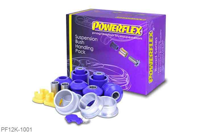 PF12K-1001, Citroen C2, Powerflex Handling Pack Please check voiding on original bush for PFF12-204 Included within this pack are the following parts:PFF12-201Front Arm Front BushPFF12-201Front Arm Rear BushPFF12-204Lower Engine Mount InsertPFR12-210Rear Beam Mounting BushThis Handling Pack contains a selection of parts from a complete vehicle listing, clickhereto see more parts available., 1 stuk(s) benodigd  per auto, 1 stuk(s) in verpakking, prijs per set van 1 stuk(s)