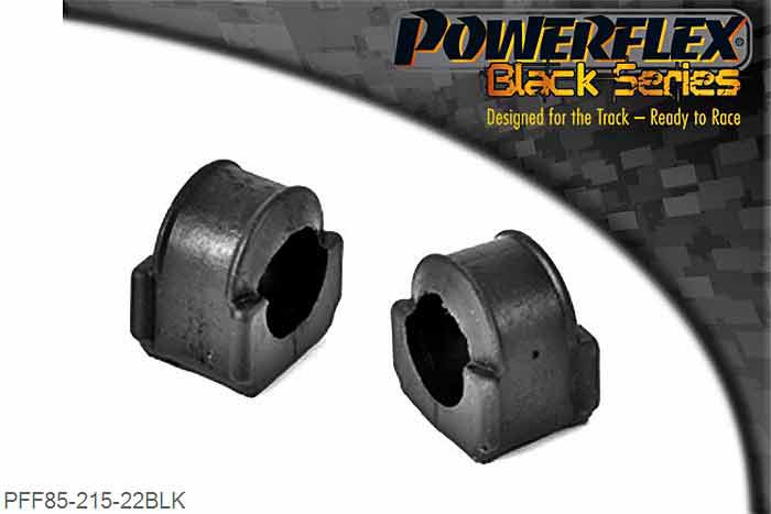 PFF85-215-22BLK, VW Jetta MK1 (1979-1984) Front Anti Roll Bar Outer Mount 22mm,  22mm, 2 stuk(s) benodigd  per auto, 2 stuk(s) in verpakking, prijs per set van 2 stuk(s)