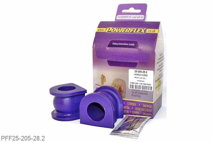 PFF25-205-28.2, Honda S2000, Front Anti Roll Bar Bush 28.2mm  28.2mm, 2 stuk(s) benodigd  per auto, 2 stuk(s) in verpakking, prijs per set van 2 stuk(s)
