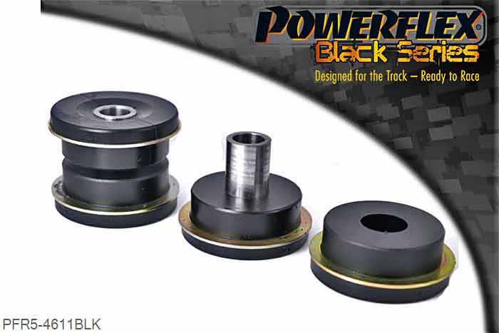 PFR5-4611BLK, BMW E46 3 SERIES (1999 - 2006) Rear Subframe Rear Bush, This part replaces OE numbers: 33316770781 and 33312283419., 2 stuk(s) benodigd  per auto, 2 stuk(s) in verpakking, prijs per set van 2 stuk(s)