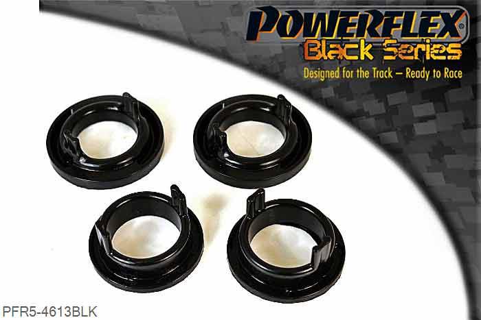 PFR5-4613BLK, BMW E46 3 SERIES (1999 - 2006) Rear Subframe Rear Bush Insert, Fits all X3, E46 and Z4 vehicles including M3 and Z4M. Fits into voids in original bush OE numbers: 33316770781 and 33312283419., 2 stuk(s) benodigd  per auto, 2 stuk(s) in verpakking, prijs per set van 2 stuk(s)