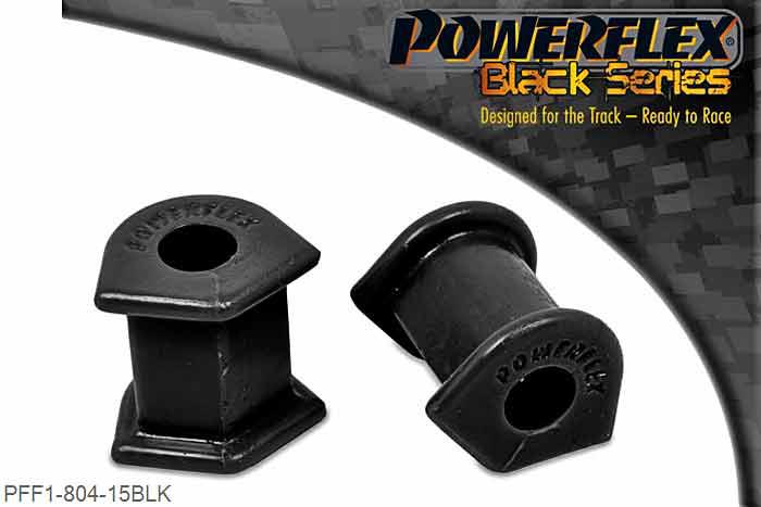 PFF1-804-15BLK, Alfa Romeo GTV and Spider 2.0 and V6, 916 (1995-2005) Front Anti Roll Bar Bush (03-05) 15mm, This part fits Alfa Romeo GTV models 2003 - 2005 with Anti roll bar diameter size 15mm. 15mm, 2 stuk(s) benodigd  per auto, 2 stuk(s) in verpakking, prijs per set van 2 stuk(s)