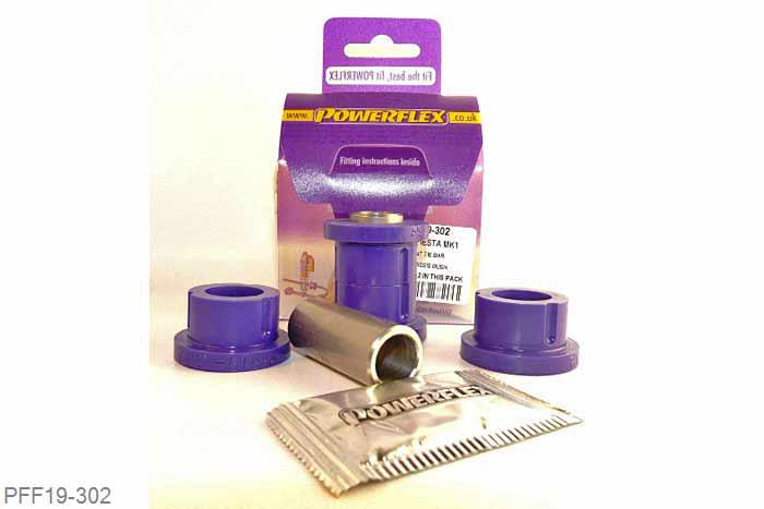 PFF19-302, Ford Fiesta Mk1 and 2 All Types (1976-1989), Front Tie Bar To Chassis Bush Does Not Fit Mk2 XR2. Use PFF19-301 for the Mk2 XR2., 2 stuk(s) benodigd  per auto, 2 stuk(s) in verpakking, prijs per set van 2 stuk(s)