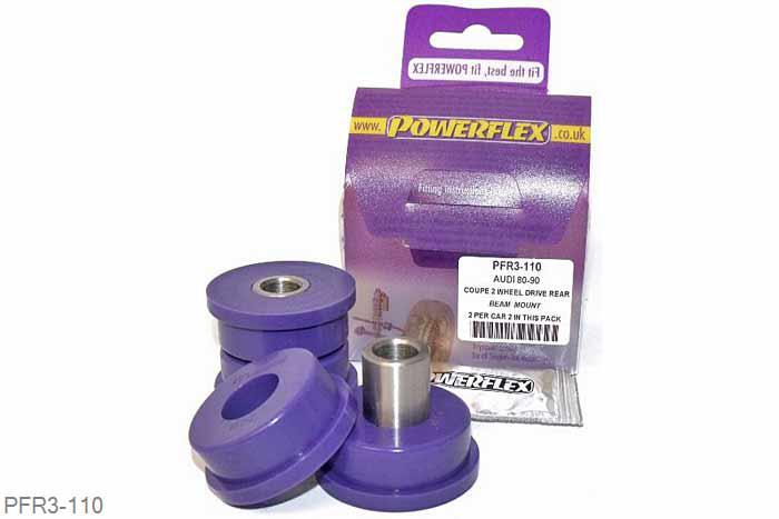 PFR3-110, Audi 80, 90 inc Avant (1973 - 1996), Rear Beam Front Location Bush For Audi 80, 90 inc Avant it only its up to 1992 chassis number 8A-N-200-000, for later cars use PFR3-111., 2 stuk(s) benodigd  per auto, 2 stuk(s) in verpakking, prijs per set van 2 stuk(s)