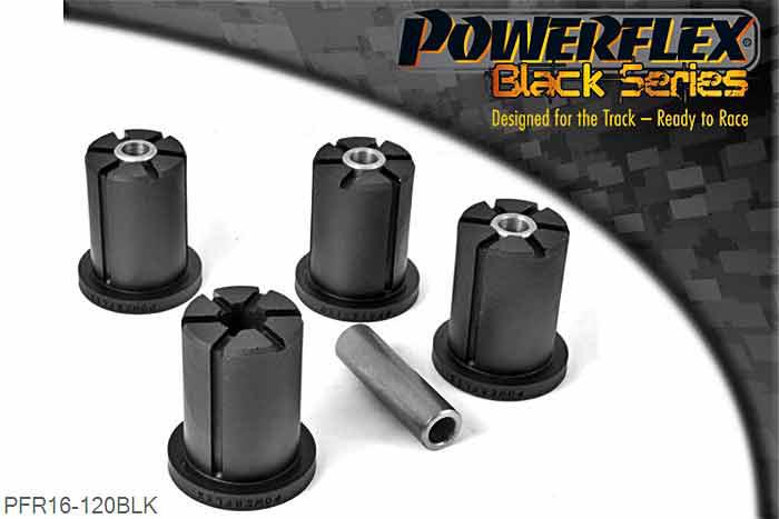 PFR16-120BLK, Fiat Cinquecento and Seicento Rear Trailing Arm Bush, , 4 stuk(s) benodigd  per auto, 4 stuk(s) in verpakking, prijs per set van 4 stuk(s)