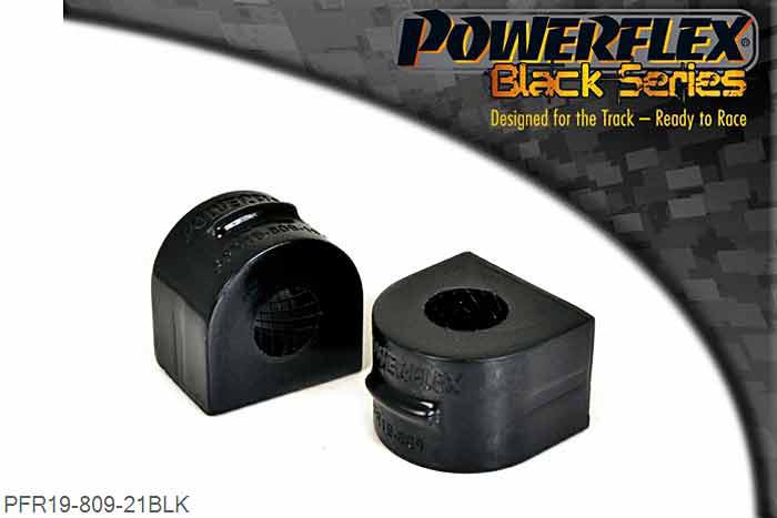PFR19-809-21BLK, Ford Focus Mk1 RS Rear Anti Roll Bar Mounting Bush 21mm, Please measure bar and select correct size. 21mm, 2 stuk(s) benodigd  per auto, 2 stuk(s) in verpakking, prijs per set van 2 stuk(s)