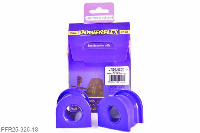 PFR25-326-18, Honda Civic Mk7 inc. Type-R (2001-2005), Rear Anti Roll Bar Bush 18mm OE Nr 33171134872 18mm, 2 stuk(s) benodigd  per auto, 2 stuk(s) in verpakking, prijs per set van 2 stuk(s)