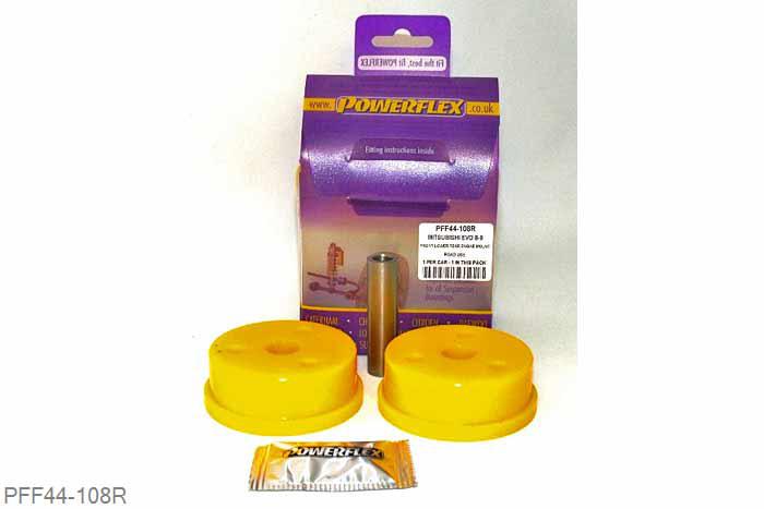 PFF44-108R, Mitsubishi Lancer Evolution 10 CZ4A (10/07-), Front Lower Diff Mount (Road Use) Please check size before ordering, this is 70.5mm Diameter. For 62mm Diameter use PFF44-107R. These mounts are for road use, for competition use PFF44-108. 70.5mm Diameter, 1 stuk(s) benodigd  per auto, 1 stuk(s) in verpakking, prijs per set van 1 stuk(s)