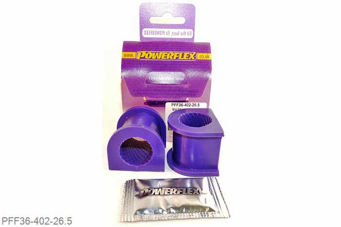 PFF36-402-26.5, Mazda RX-8, Front Anti Roll Bar Bush 26.5mm Check Anti Roll Bar diameters before ordering. 26.5mm, 2 stuk(s) benodigd  per auto, 2 stuk(s) in verpakking, prijs per set van 2 stuk(s)