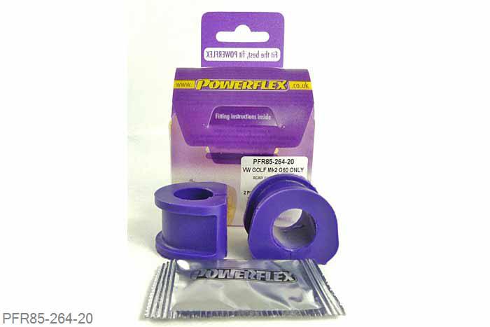 PFR85-264-20, VW Golf MK2 (1985 - 1992) 4WD, Rear Anti Roll Bar Outer Mount 20mm  20mm, 2 stuk(s) benodigd  per auto, 2 stuk(s) in verpakking, prijs per set van 2 stuk(s)