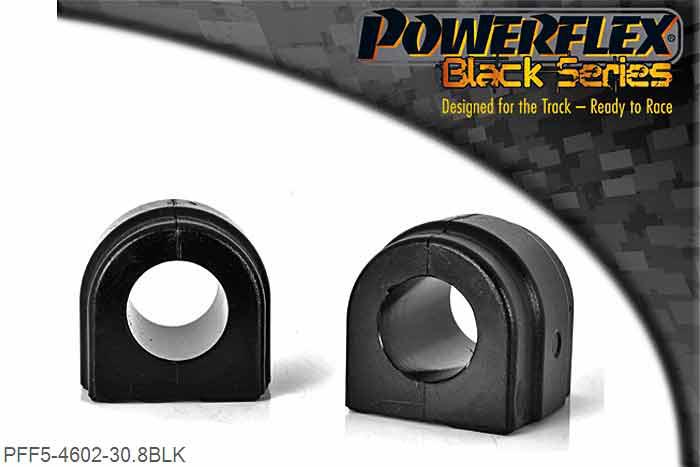 PFF5-4602-30.8BLK, BMW E46 3 Series Xi/XD (4 Wheel Drive) Front Anti Roll Bar Bush 30.8mm, Fits CSL models - Please check Anti roll bar size before ordering 30.8mm, 2 stuk(s) benodigd  per auto, 2 stuk(s) in verpakking, prijs per set van 2 stuk(s)