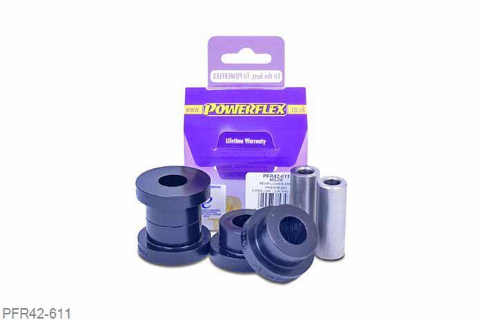 PFR42-611, Rover 45, Rear Lower Arm Inner Bush This part replaces OEM part number RGX100350 and RGX100351 as the Inner Bush on the Rear Lower Arm., 2 stuk(s) benodigd  per auto, 2 stuk(s) in verpakking, prijs per set van 2 stuk(s)