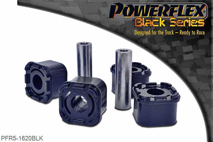 PFR5-1620BLK, BMW E21 3 Series (1975 - 1983) Rear Axle Carrier Mount Bush, This part replaces OEM part number 33331118568, 2 stuk(s) benodigd  per auto, 2 stuk(s) in verpakking, prijs per set van 2 stuk(s)