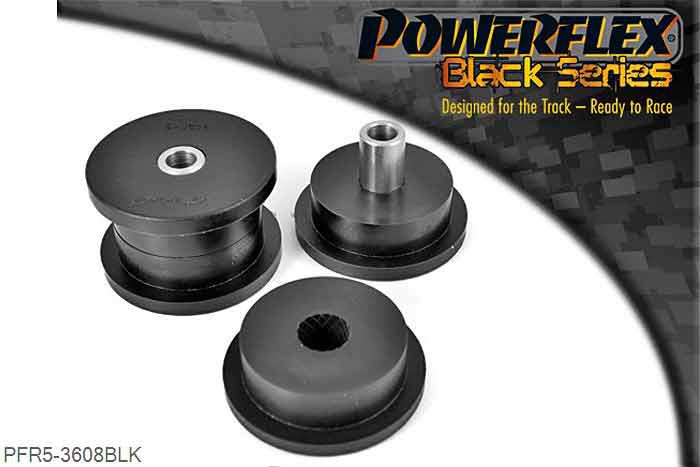 PFR5-3608BLK, BMW Z4M E85 & E86 (2006-2009) Rear Trailing Arm Bush, This part replaces OE numbers:33326770817 and 33326770786., 2 stuk(s) benodigd  per auto, 2 stuk(s) in verpakking, prijs per set van 2 stuk(s)
