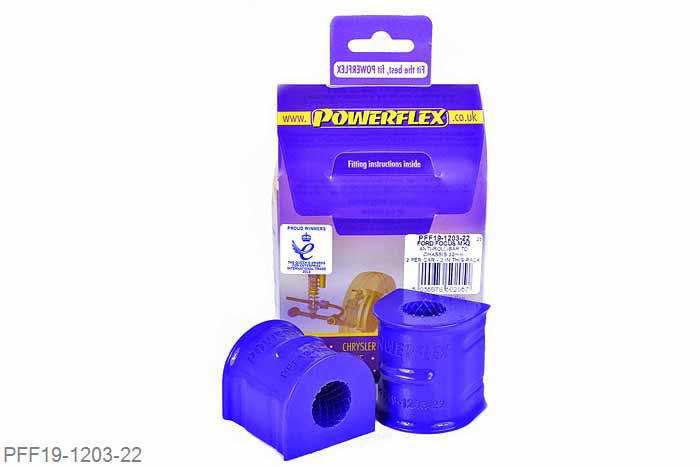 PFF19-1203-22, Ford Focus MK2, Front Anti Roll Bar To Chassis Bush 22mm  22mm, 2 stuk(s) benodigd  per auto, 2 stuk(s) in verpakking, prijs per set van 2 stuk(s)