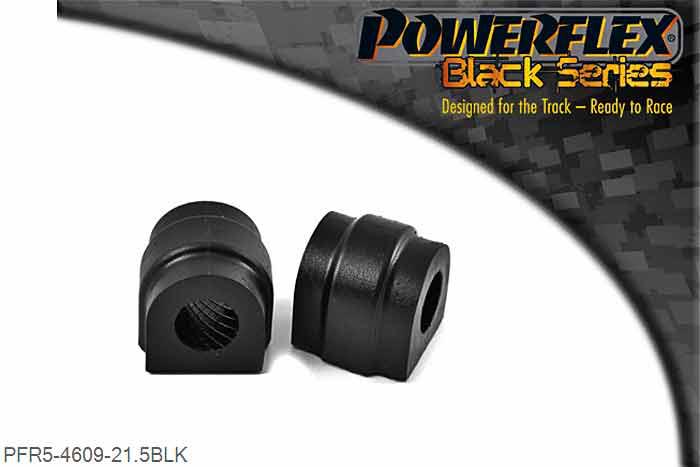 PFR5-4609-21.5BLK, BMW Z4M E85 & E86 (2006-2009) Rear Roll Bar Mounting Bush 21.5mm, Fits M3 Models Only - Please check anti roll bar diameter before ordering 21.5mm, 2 stuk(s) benodigd  per auto, 2 stuk(s) in verpakking, prijs per set van 2 stuk(s)