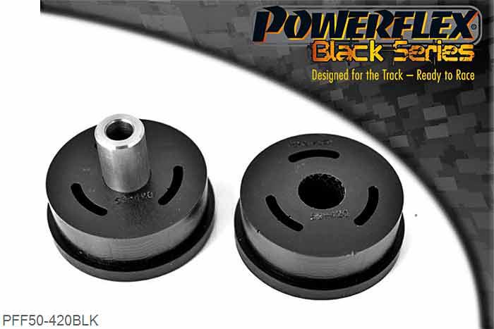 PFF50-420BLK, Peugeot 307 (2001-2011) Lower Rear Engine Mount Bush, Peugeot 206 PFF50-420 fits 1.1, 1.4 & 1.6 petrol engines (65mm). - Peugeot 307 PFF50-420 is used where the original bush diameter measures 65mm, for vehicles with a 70mm bush use PFF50-306., 1 stuk(s) benodigd  per auto, 1 stuk(s) in verpakking, prijs per set van 1 stuk(s)